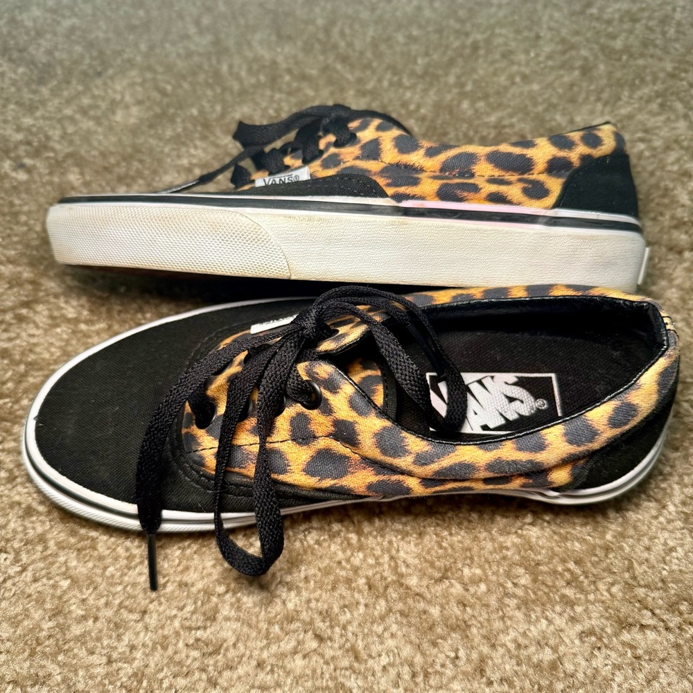 Vans Leopard Print Era Sneakers, Women’s Size 5 (Boy’s 3.5) - Picture 5 of 7